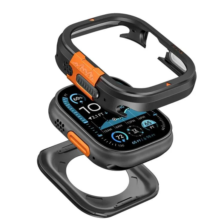全覆蓋金屬錶殼，適用於 Apple Watch Ultra 3 / 2 / 1 49mm