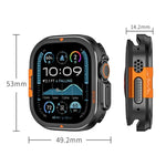 全覆蓋金屬錶殼，適用於 Apple Watch Ultra 3 / 2 / 1 49mm