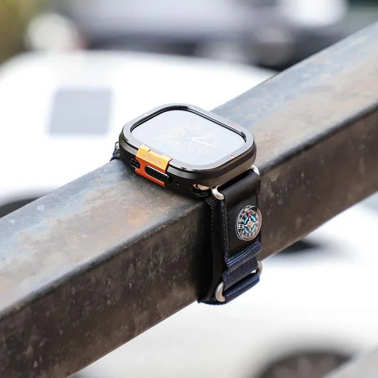 全覆蓋金屬錶殼，適用於 Apple Watch Ultra 3 / 2 / 1 49mm