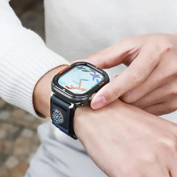 全覆蓋金屬錶殼，適用於 Apple Watch Ultra 3 / 2 / 1 49mm