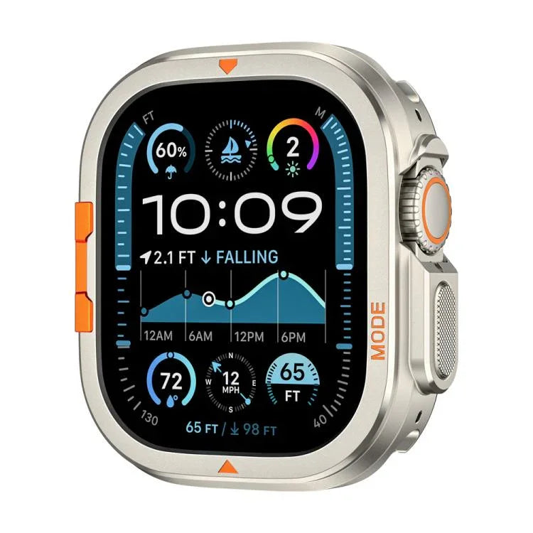 全覆蓋金屬錶殼，適用於 Apple Watch Ultra 3 / 2 / 1 49mm