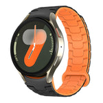 Magnetic Silicone Watch Band, For Samsung Galaxy Watch 7 / 6 / 5