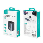 USAMS CC306 T66 45W 雙 USB-C / Type-C GaN 快速充電器，美規插頭，CC306