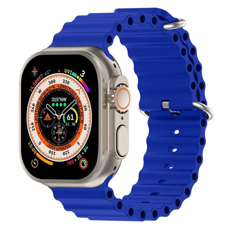 xDfind海洋矽膠錶帶，適用於Apple Watch 46mm / 49mm / 45mm / 44mm，適用於Apple Watch 42mm / 41mm / 40mm / 38mm