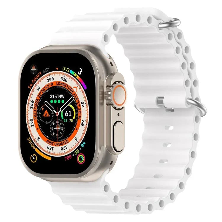 xDfind海洋矽膠錶帶，適用於Apple Watch 46mm / 49mm / 45mm / 44mm，適用於Apple Watch 42mm / 41mm / 40mm / 38mm