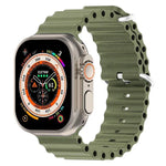 xDfind海洋矽膠錶帶，適用於Apple Watch 46mm / 49mm / 45mm / 44mm，適用於Apple Watch 42mm / 41mm / 40mm / 38mm