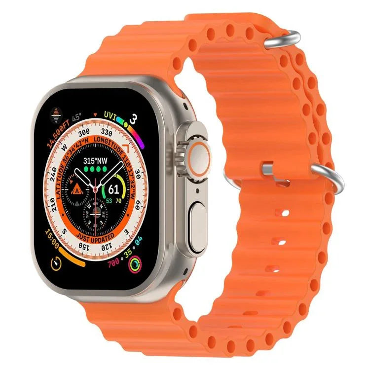 xDfind海洋矽膠錶帶，適用於Apple Watch 46mm / 49mm / 45mm / 44mm，適用於Apple Watch 42mm / 41mm / 40mm / 38mm