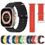 xDfind海洋矽膠錶帶，適用於Apple Watch 46mm / 49mm / 45mm / 44mm，適用於Apple Watch 42mm / 41mm / 40mm / 38mm
