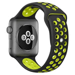 xDfind雙色矽膠運動錶帶，適用於Apple Watch 46mm / 49mm / 45mm / 44mm，適用於Apple Watch 42mm / 41mm / 40mm / 38mm