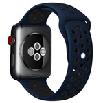 xDfind雙色矽膠運動錶帶，適用於Apple Watch 46mm / 49mm / 45mm / 44mm，適用於Apple Watch 42mm / 41mm / 40mm / 38mm