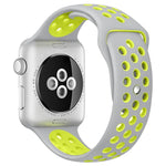 xDfind雙色矽膠運動錶帶，適用於Apple Watch 46mm / 49mm / 45mm / 44mm，適用於Apple Watch 42mm / 41mm / 40mm / 38mm