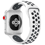 xDfind雙色矽膠運動錶帶，適用於Apple Watch 46mm / 49mm / 45mm / 44mm，適用於Apple Watch 42mm / 41mm / 40mm / 38mm