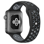 xDfind雙色矽膠運動錶帶，適用於Apple Watch 46mm / 49mm / 45mm / 44mm，適用於Apple Watch 42mm / 41mm / 40mm / 38mm