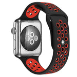 xDfind雙色矽膠運動錶帶，適用於Apple Watch 46mm / 49mm / 45mm / 44mm，適用於Apple Watch 42mm / 41mm / 40mm / 38mm