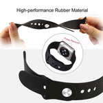 xDfind純色矽膠運動錶帶，適用於Apple Watch 46mm / 49mm / 45mm / 44mm，適用於Apple Watch 42mm / 41mm / 40mm / 38mm