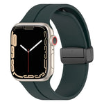 xDfind純色磁扣矽膠錶帶，適用於Apple Watch 46mm / 49mm / 45mm / 44mm，適用於Apple Watch 42mm / 41mm / 40mm / 38mm
