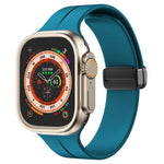xDfind純色磁扣矽膠錶帶，適用於Apple Watch 46mm / 49mm / 45mm / 44mm，適用於Apple Watch 42mm / 41mm / 40mm / 38mm