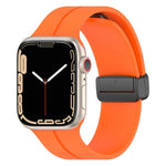 xDfind純色磁扣矽膠錶帶，適用於Apple Watch 46mm / 49mm / 45mm / 44mm，適用於Apple Watch 42mm / 41mm / 40mm / 38mm