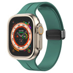 xDfind純色磁扣矽膠錶帶，適用於Apple Watch 46mm / 49mm / 45mm / 44mm，適用於Apple Watch 42mm / 41mm / 40mm / 38mm