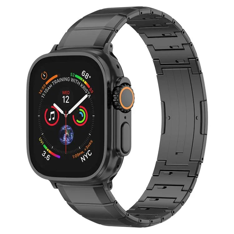 單珠純鈦扣錶帶，適用於Apple Watch 46mm / 49mm / 45mm / 44mm，適用於Apple Watch 42mm / 41mm / 40mm / 38mm