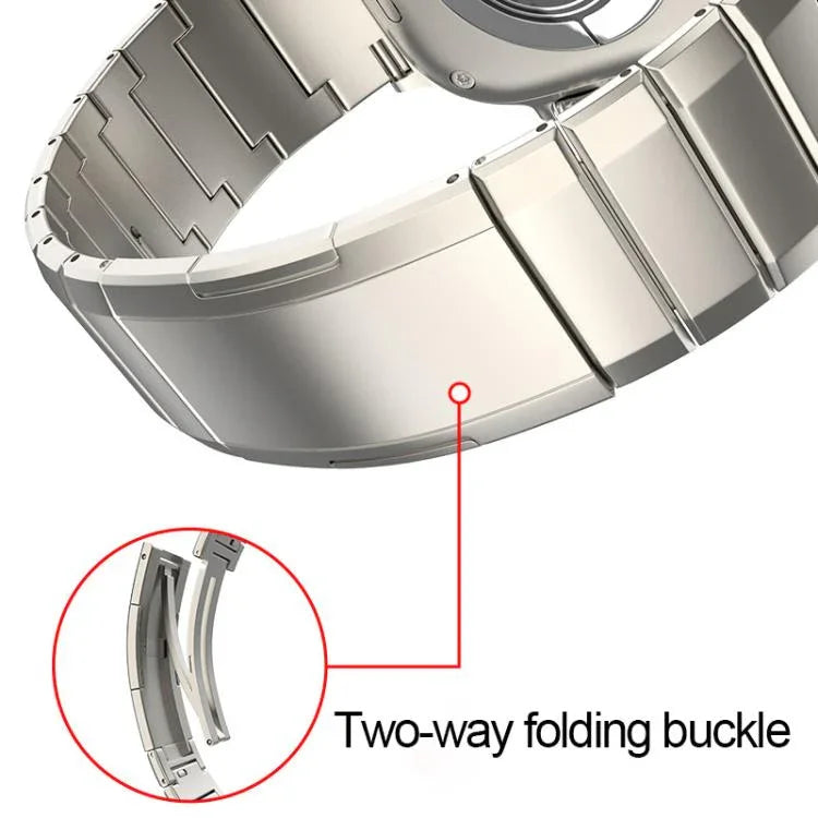 單珠純鈦扣錶帶，適用於Apple Watch 46mm / 49mm / 45mm / 44mm，適用於Apple Watch 42mm / 41mm / 40mm / 38mm