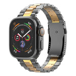 T 型龜扣可拆卸鈦合金錶帶，適用於 Apple Watch 46mm / 49mm / 45mm / 44mm，適用於 Apple Watch 42mm / 41mm / 40mm / 38mm