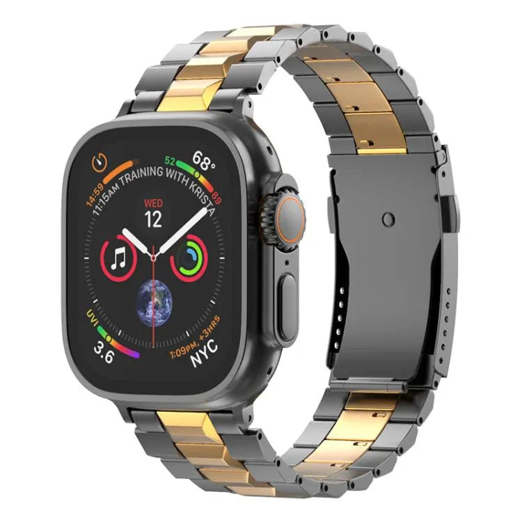 T 型龜扣可拆卸鈦合金錶帶，適用於 Apple Watch 46mm / 49mm / 45mm / 44mm，適用於 Apple Watch 42mm / 41mm / 40mm / 38mm