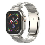 T 型龜扣可拆卸鈦合金錶帶，適用於 Apple Watch 46mm / 49mm / 45mm / 44mm，適用於 Apple Watch 42mm / 41mm / 40mm / 38mm