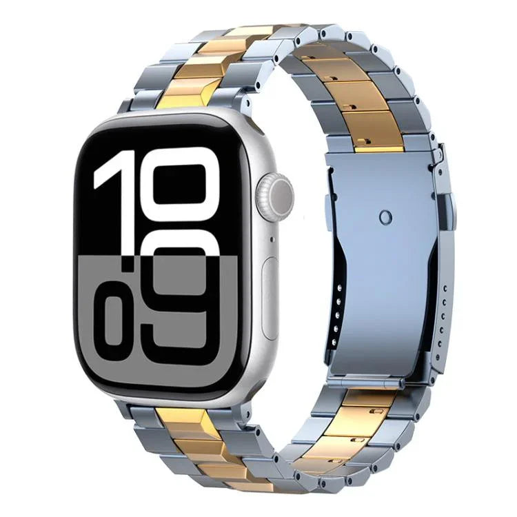 T 型龜扣可拆卸鈦合金錶帶，適用於 Apple Watch 46mm / 49mm / 45mm / 44mm，適用於 Apple Watch 42mm / 41mm / 40mm / 38mm