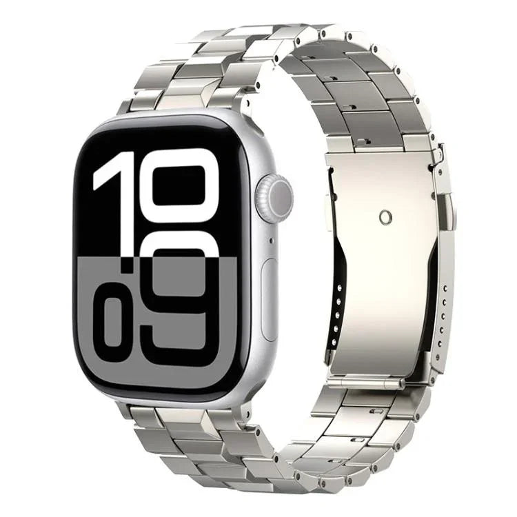 T 型龜扣可拆卸鈦合金錶帶，適用於 Apple Watch 46mm / 49mm / 45mm / 44mm，適用於 Apple Watch 42mm / 41mm / 40mm / 38mm