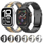T 型龜扣可拆卸鈦合金錶帶，適用於 Apple Watch 46mm / 49mm / 45mm / 44mm，適用於 Apple Watch 42mm / 41mm / 40mm / 38mm