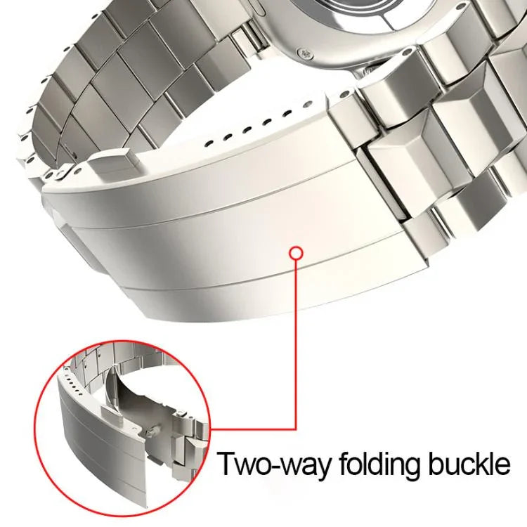 T 型龜扣可拆卸鈦合金錶帶，適用於 Apple Watch 46mm / 49mm / 45mm / 44mm，適用於 Apple Watch 42mm / 41mm / 40mm / 38mm