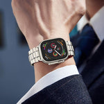 T 型龜扣可拆卸鈦合金錶帶，適用於 Apple Watch 46mm / 49mm / 45mm / 44mm，適用於 Apple Watch 42mm / 41mm / 40mm / 38mm