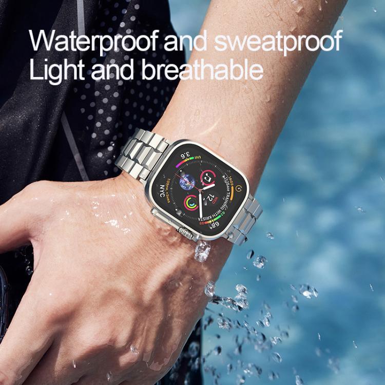 T 型龜扣可拆卸鈦合金錶帶，適用於 Apple Watch 46mm / 49mm / 45mm / 44mm，適用於 Apple Watch 42mm / 41mm / 40mm / 38mm