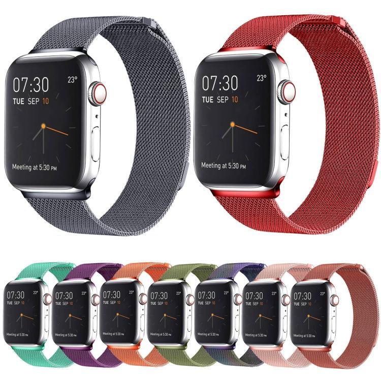 xDfind米蘭尼斯磁性金屬錶帶，適用於Apple Watch 46mm / 49mm / 45mm / 44mm，適用於Apple Watch 42mm / 41mm / 40mm / 38mm