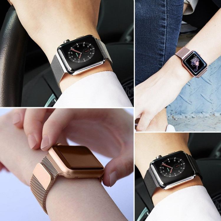 xDfind米蘭尼斯磁性金屬錶帶，適用於Apple Watch 46mm / 49mm / 45mm / 44mm，適用於Apple Watch 42mm / 41mm / 40mm / 38mm