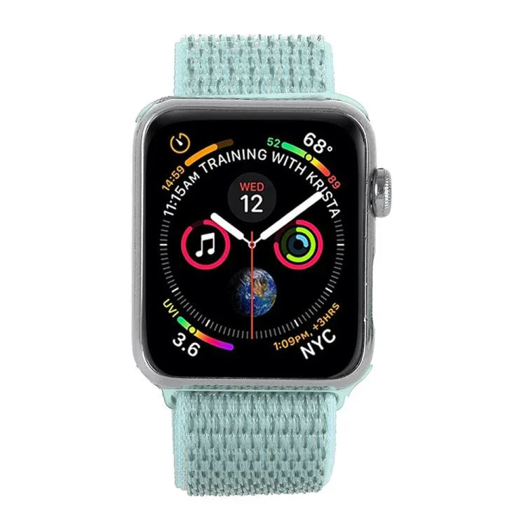 xDfind尼龍環扣魔鬼氈錶帶，適用於Apple Watch 42mm / 41mm / 40mm / 38mm
