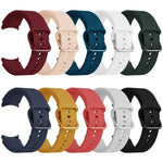 xDfind Solid Color Colorful Buckle Quick Release Silicone Watch Band, For Samsung Galaxy Watch7 / Watch FE 40mm, For Samsung Galaxy Watch6 / Watch6 Classic, For Samsung Galaxy Watch5 / Watch5 Pro, For Samsung Galaxy Watch4 / Watch4 Classic