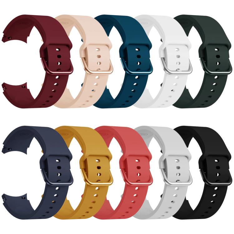 xDfind 純色彩色扣環快拆矽膠錶帶，適用三星 Galaxy Watch3 41mm
