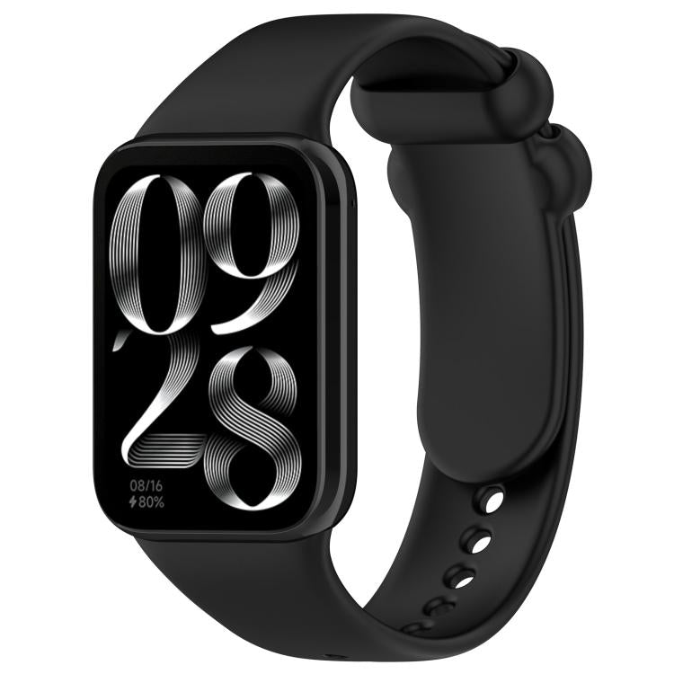 xDfind Solid Color Black Buckle Silicone Watch Band, For Xiaomi Band 10 Pro/9 Pro/Redmi Watch 6/5/4, For Redmi Watch 6 / Watch 5 / Watch 4