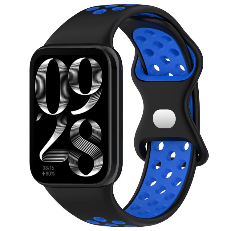 xDfind Dual Color Butterfly Buckle Silicone Watch Band, For Xiaomi Band 10 Pro/9 Pro/Redmi Watch 6/5/4, For Redmi Watch 5 / Redmi Watch 4