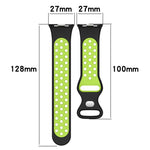 xDfind Dual Color Butterfly Buckle Silicone Watch Band, For Xiaomi Band 10 Pro/9 Pro/Redmi Watch 6/5/4, For Redmi Watch 5 / Redmi Watch 4