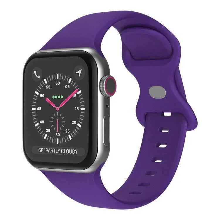 xDfind 蝴蝶扣矽膠錶帶，適用於 Apple Watch 46mm / 49mm / 45mm / 44mm，適用於 Apple Watch 42mm / 41mm / 40mm / 38mm