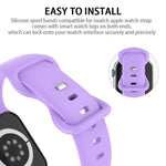xDfind 蝴蝶扣矽膠錶帶，適用於 Apple Watch 46mm / 49mm / 45mm / 44mm，適用於 Apple Watch 42mm / 41mm / 40mm / 38mm