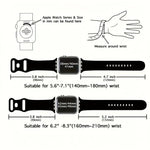 xDfind 蝴蝶扣矽膠錶帶，適用於 Apple Watch 46mm / 49mm / 45mm / 44mm，適用於 Apple Watch 42mm / 41mm / 40mm / 38mm