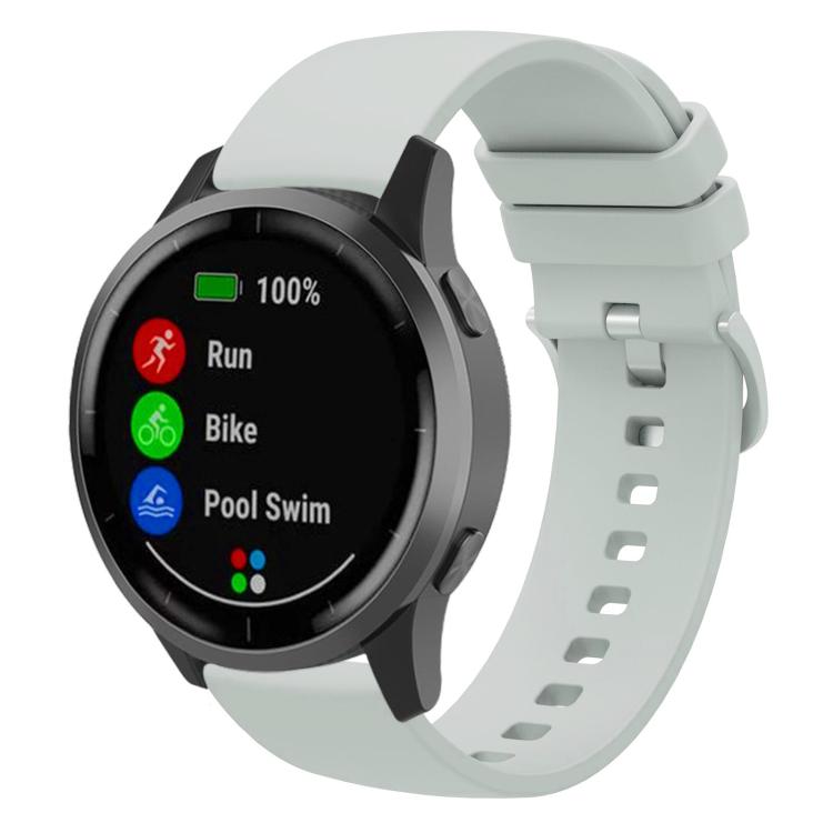 xDfind Flat Pure Color Silicone Watch Band, 20mm, 22mm, 18mm
