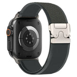 xDfind 鈦合金扣按鈕環尼龍錶帶，適用於 Apple Watch 46mm / 49mm / 45mm / 44mm，適用於 Apple Watch 42mm / 41mm / 40mm / 38mm