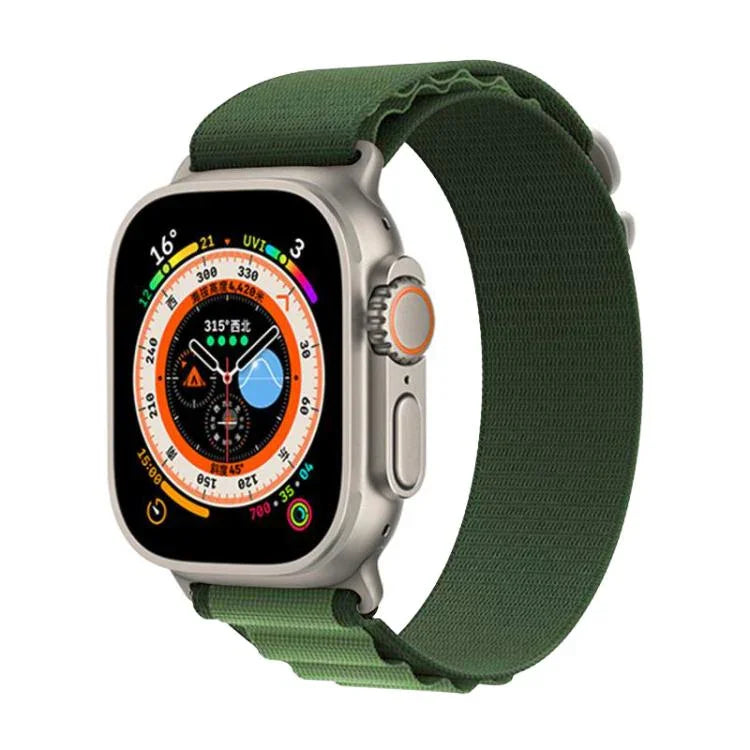 xDfind Aline 尼龍環錶帶，適用於 Apple Watch 46mm / 49mm / 45mm / 44mm，適用於 Apple Watch 42mm / 41mm / 40mm / 38mm