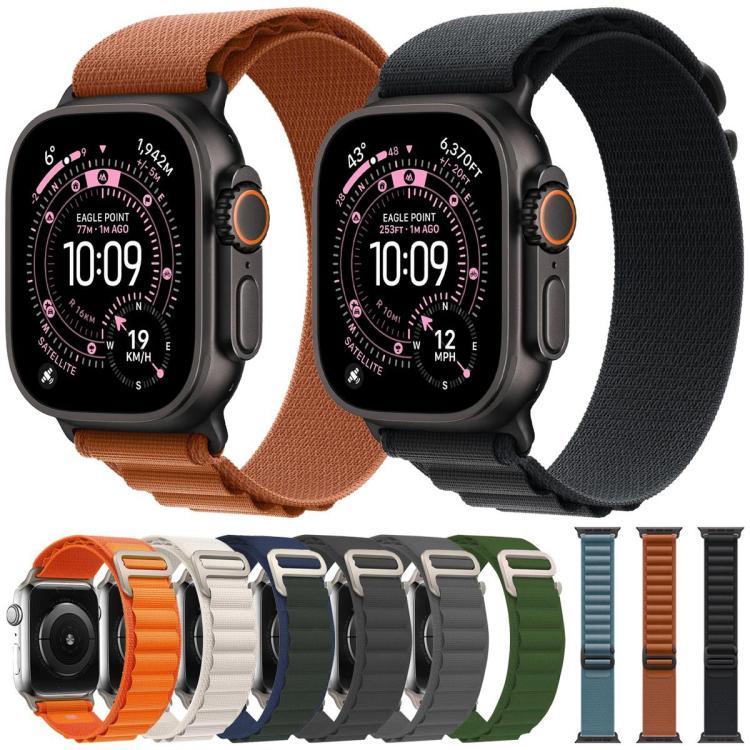 xDfind Aline 尼龍環錶帶，適用於 Apple Watch 46mm / 49mm / 45mm / 44mm，適用於 Apple Watch 42mm / 41mm / 40mm / 38mm
