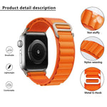 xDfind Aline 尼龍環錶帶，適用於 Apple Watch 46mm / 49mm / 45mm / 44mm，適用於 Apple Watch 42mm / 41mm / 40mm / 38mm